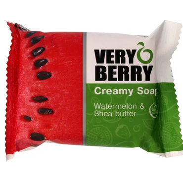 Very Berry -  Very Berry Watermelon & Shea Butter mydło do każdego typu skóry kremowe w kostce 